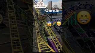 Rasante Kirmes-Action! 🎢 Wild Mouse Onride | Bufkens | Achterbahn | Winterfoor Aalst #shorts #pov