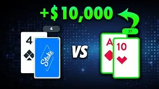 I Bet $1000 per hand at Blackjack on Stake