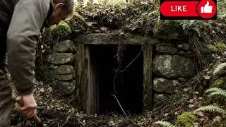 ASMR: Forest Survival | Restoration of abandoned bunkar | #bushcraft #survival #restoration #viral 