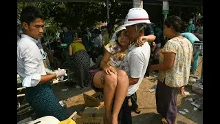 Red Cross Aids Victims After Deadly Myanmar Earthquake