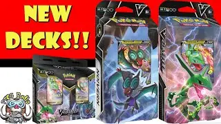 New V Battle Decks Revealed! Rayquaza V & Noivern V! (Pok&eacute;mon TCG News)