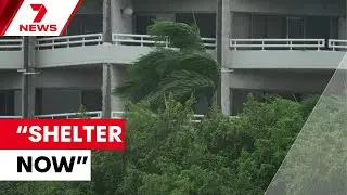 Cyclone Fina bearing down on Darwin | 7NEWS