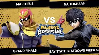 Bay State Beatdown #16 - mattheus (C. Falcon) vs naitosharp (Joker) - Grand Finals
