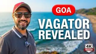 Vagator looks so Peaceful ! | Virtual Tour | North-Goa, India 🇮🇳 | 4k
