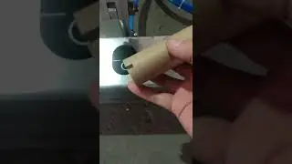 Pneumatic Notch Cutter 1-Inch Paper Core Test | TTR Ribbon Factory Test
