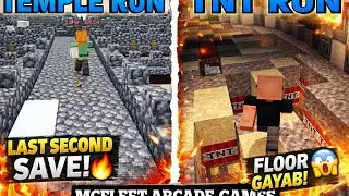 Playing ARCADE games in MCFLEET | MINECRAFT 