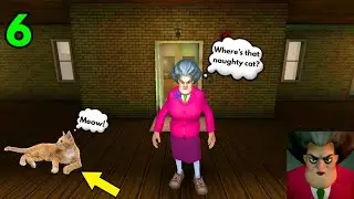 How to rescue the cat ( Scary Teacher 3D )