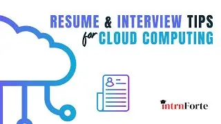 Resume & Interview Tips by Senior Cloud Engineer at Presido || Masterclass by @IntrnForte