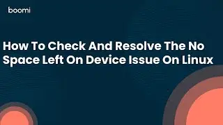How To Check And Resolve The No Space Left On Device Issue On Linux