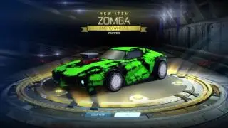 Rocket League painted zombas in a pcc!