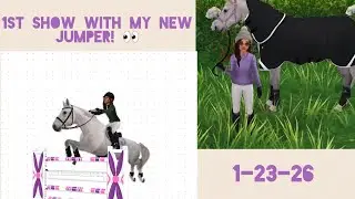 ￼My first show with Pearl!! #fypシ゚viral #starstable #sso #mustwatch #starstableonline #showjumping ￼