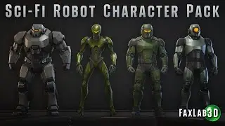 Sci-Fi Robots Characters | UE5 Trailer