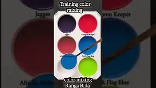 Colour Mixing 🌈| Super Satisfying Paint Blend🎨 | episode 110 #shorts #rangabida