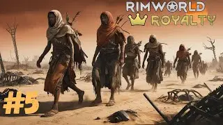 Rimworld Royalty - Krawiectwo, obrona wioski i przyjęcie Sharon #5