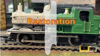 0-6-0 Hornby Tank Engine, Scrap to a passable loco (re-upload with end of video)