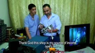 Sallem Al Saudi and his electrical repair shop -- Ma'an - Success Story