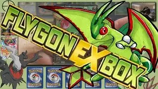 Opening a FLYGON EX BOX Pokemon TCG