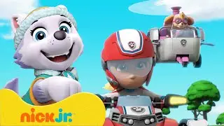 PAW Patrol | ¡Lo mejores rescates de las cachorras con Skye, Everest y Katie! | Nick Jr. en Español