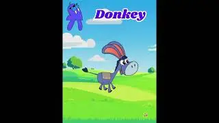 Learn different animals| learn ABCD | abcd song | A for apple | #shorts @FunKids-1429