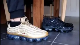 NIKE AIR VAPORMAX 97 'METALLIC GOLD' UNBOXING, REVIEW & ON FOOT