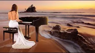 Heart Flow Music, Peaceful Piano Soft Water and Nature Bird, Improve Deep Focus and Stress Relief.