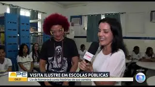 Lia de Itamaracá, Patrimônio Vivo de Pernambuco, leva contação de histórias para escolas públicas