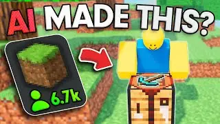Может ли ИИ воссоздать MINECRAFT в Roblox?