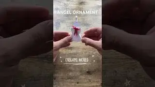 PAPER ANGEL ORNAMENT FOR CHRISTMAS DECORATION STEP BY STEP | EASY CHRISTMAS PAPER CRAFT ANGEL ART