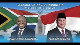 President Cyril Ramaphosa on the State Visit to Indonesia. #thepresidencyofsouthafrica