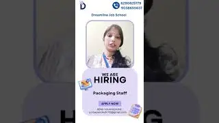 #dreamlinejobschool #placement #packingjob #packaging #jobs