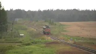 Тепловоз 2М62У на быв. ст. Йоста / 2M62U passing ex Josta station