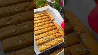 So Easy To Make - Almond Cookie Sticks #cookie #almondcookies #homemadecookies