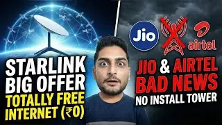 Starlink Free Totally | Установка вышки Jio без необходимости установки дополнительных башен