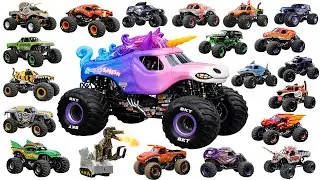 Monster Truck Names for Kids | Types of Monster Trucks | Educational Video