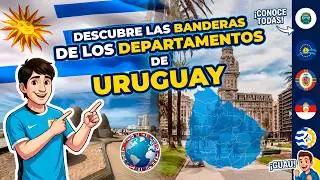 las BANDERAS de los DEPARTAMENTOS de URUGUAY