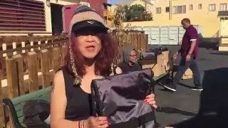 Jennifer and her new CITYPAK backpack!