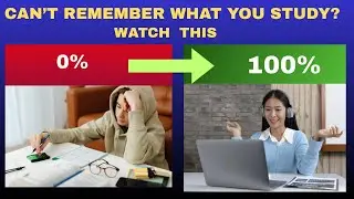 &ldquo;Can&rsquo;t Remember What You Study? Watch This!&rdquo; Tips to remember for students, SSLC & PUC exam tips.