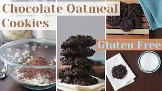 Easy Vegan Chocolate Oatmeal Cookie Recipe | Only 4-Ingredients, Gluten Free, Whole Food Plant Based