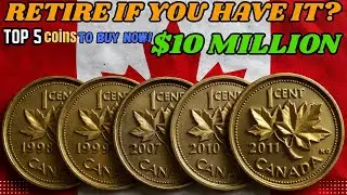 DON&rsquo;T SPEND These Canada One Cent Coins! Rare Pennies Worth Big Money 💰