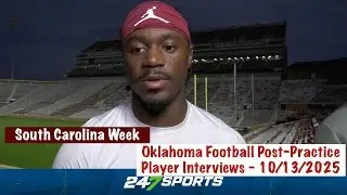 Oklahoma Football Post-Practice Player Interviews (South Carolina Week) - 10/13/2025