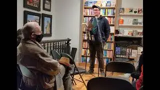 Tom Snarsky reading two poems from Light-Up Swan at Frenchtown Books