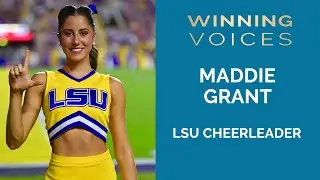 Winning voices Maddie Grant Cheerleader LSU