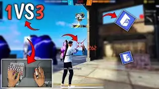 1VS3 Custom || Free Fire Keyboard Mouse ⌨️🖱️📲 GamePlay #ggmousepro2 #1v3  #keyboardmousefreefire