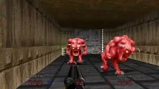 PSX Doom CE: Fall of Triton - Level 5: Triton Progress Center (Full 100%)