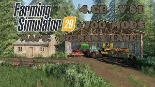 Farming simulator 20| +700 MODS |New MAPS No man's land | V.81 | Size 4.GB