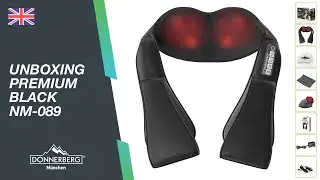 UNBOXING BY DONNERBERG |Premium neck and shoulder massager NM089-Black|