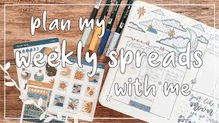 May 2021 Plan With Me: weekly spreads in my bullet journal