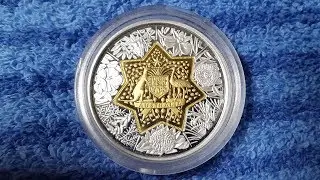 Floral Emblems Gold Silver Bi-Metal Coin Australia 2001