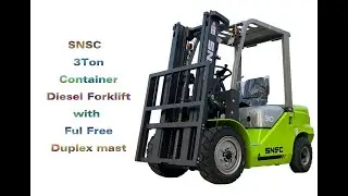 SNSC 3ton Diesel Forklift with duplex full free lift mast.