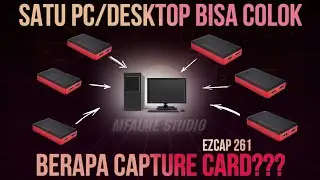 Test nyolok banyak capture card HDMI (EZCAP 261) di satu PC!